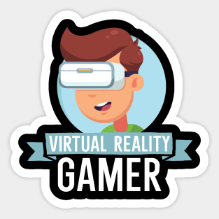 Virtual Reality Gamer Sticker